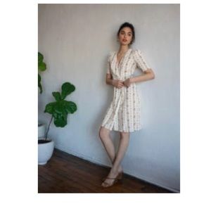 Reformation Laurent Dress in poppyseed